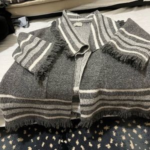 Anthropology Saturday/Sunday super cozy gray shrug